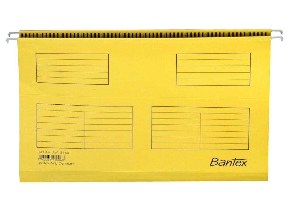 TECZKA WISZĄCA BANTEX STANDARD ŻÓŁTY