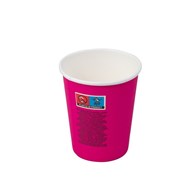 KUBKI PAPIEROWE RÓŻOWE 250 ML w op. 50 szt