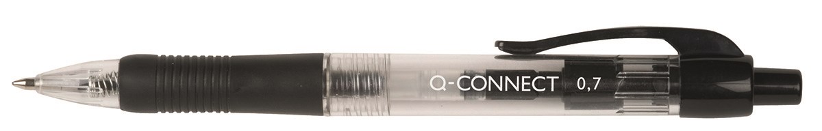Długopis automatyczny Q-CONNECT 1,0mm, czarny