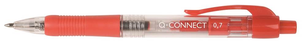 Długopis automatyczny Q-CONNECT 1,0mm, czerwony