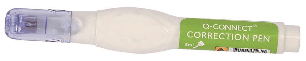 Korektor w piórze Q-CONNECT, metalowa końcówka, 8ml