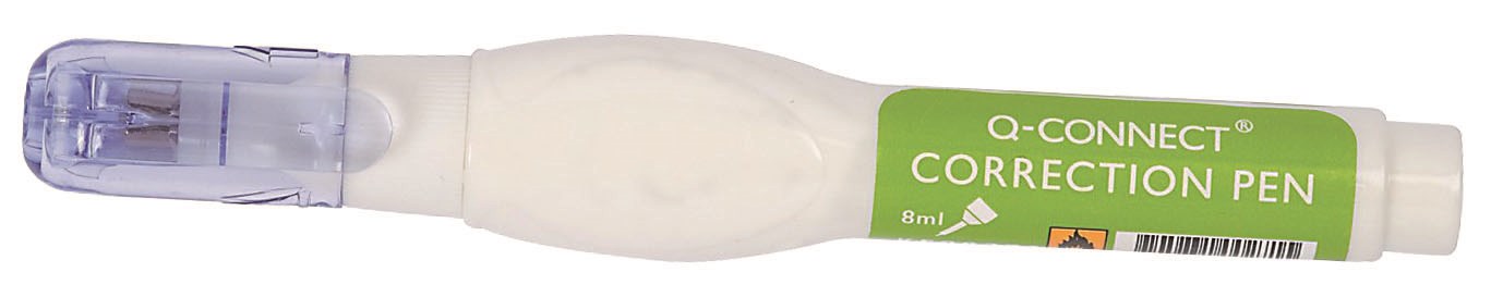 Korektor w piórze Q-CONNECT, metalowa końcówka, 8ml