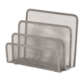 Sorter do korespondencji Q-CONNECT Office Set, metalowy, 3 przegrody, srebrny