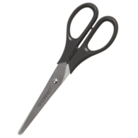 Nożyczki biurowe Q-CONNECT, klasyczne, 17cm, czarne