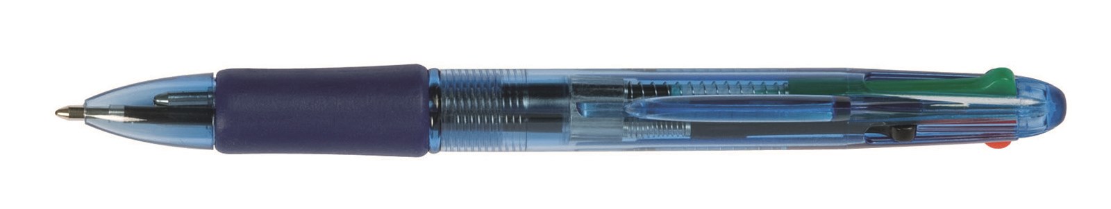 Długopis automatyczny Q-CONNECT 4-color 0,7mm (linia), mix kolorów