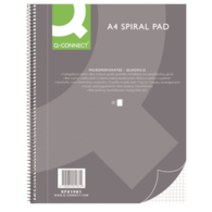 Kołonotatnik Q-CONNECT, A4, w kratkę, 80 kart., 70gsm, perforacja