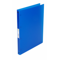 Segregator ringowy Q-CONNECT, PP, A4/4R/16mm, transparentny niebieski