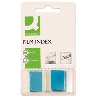 Zakładki indeksujące Q-CONNECT, PP, 25,4x43,7mm, 50 kart., niebieskie