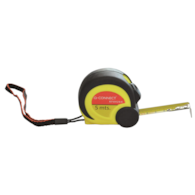 Miarka metalowa Q-CONNECT, zwijana, 19mmx5m, czarno-żółta