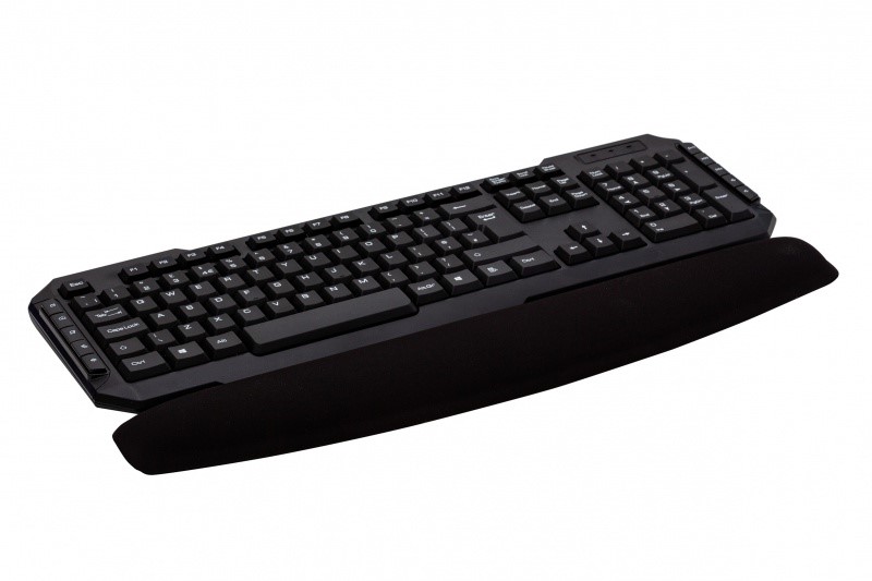 Podkładka pod nadgarstek Q-CONNECT, żelowa, ergonomiczna, czarna