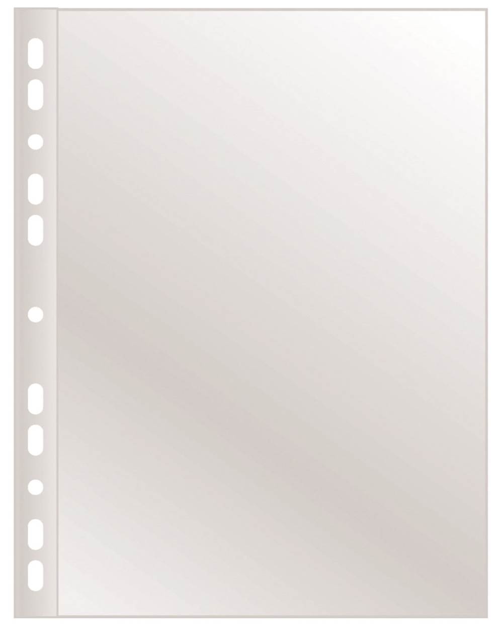 Koszulki na dokumenty Q-CONNECT, poszerzane, PP, A4, groszkowe, 40mikr., 50szt.