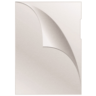 Obwoluta Q-CONNECT typu L, poszerzana, PP, A4, groszkowa, 75mikr., 50szt., transparentna