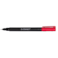 Marker do płyt CD/DVD Q-CONNECT, S, 0,4mm (linia), czerwony