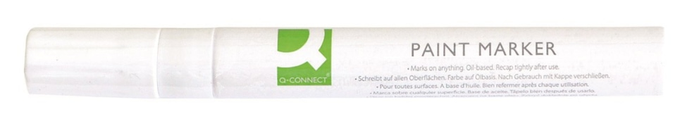 Marker olejowy Q-CONNECT, okrągły, 2-3mm, biały