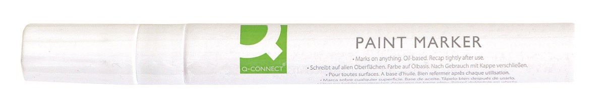 Marker olejowy Q-CONNECT, okrągły, 2-3mm, biały