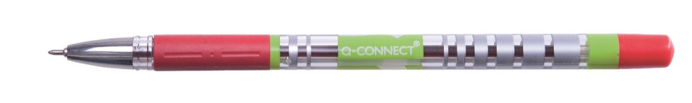 Długopis żelowo-fluidowy Q-CONNECT 0,5mm, czerwony
