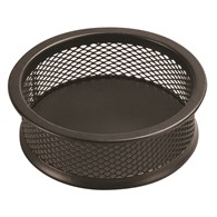 Pojemnik na spinacze Q-CONNECT Office Set, metalowy, czarny