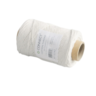 Nici bawełniane Q-CONNECT, 100g, 80m, białe