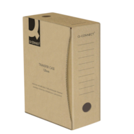 Pudło archiwizacyjne Q-CONNECT, karton, A4/120mm, szare
