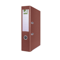 Segregator Q-CONNECT Hero z szyną, PP, A4/75mm, bordowy