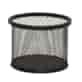 Pojemnik na przybory Q-CONNECT Office Set, metalowy, 90x68mm, czarny