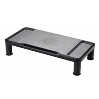 Podstawka pod monitor Q-CONNECT, 38x24cm, z regulacją wysokości, czarna