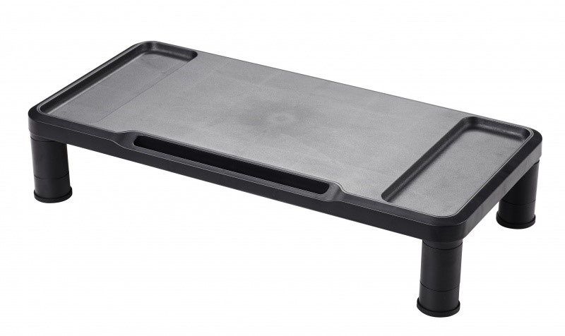 Podstawka pod monitor Q-CONNECT, 38x24cm, z regulacją wysokości, czarna