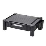 Podstawka pod monitor Q-Connect, 43,4x33,6cm, z regulacją wysokości, czarna