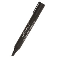 Marker permanentny Q-CONNECT, ścięty, 3-5mm (linia), czarny