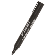 Marker permanentny Q-CONNECT, okrągły, 1,5-3mm (linia), czarny