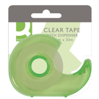 Taśma samoprzylepna z dyspenserem Q-CONNECT, 19mm, 33m, mix kolorów