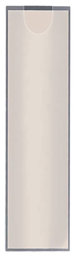 Kieszeń samoprzylepna Q-CONNECT, na etykiety, rozc. na kr. gór. boku, 55x102mm, 6szt.