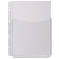 Koszulki na katalogi Q-CONNECT, PVC, 3/4A4, krystal, 180mikr., 5szt.