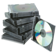 Pudełko na płytę CD/DVD Q-CONNECT, slim, 25szt., przeźroczyste