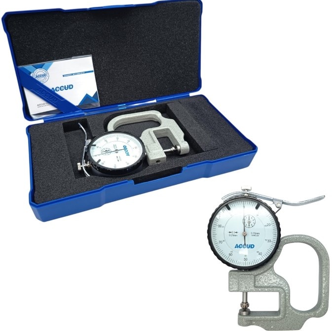 ACCUD grubościomierz zegarowy 0-10/0,01mm 443-010-11