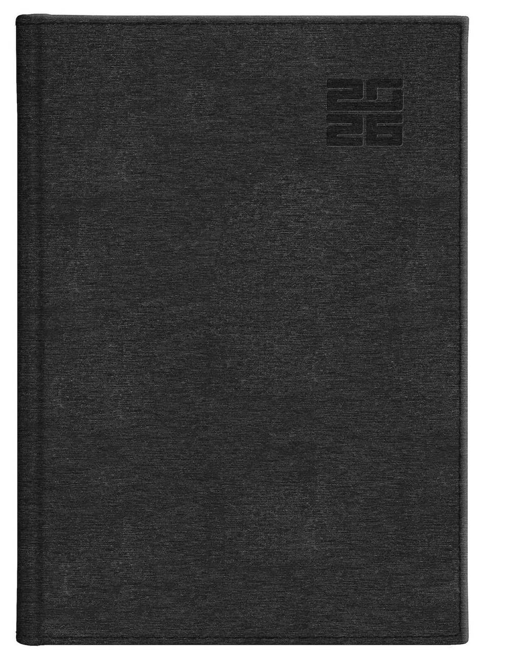 Kalendarz 2026 Aluminium Standard  czarny  papier biały A4 u/dz