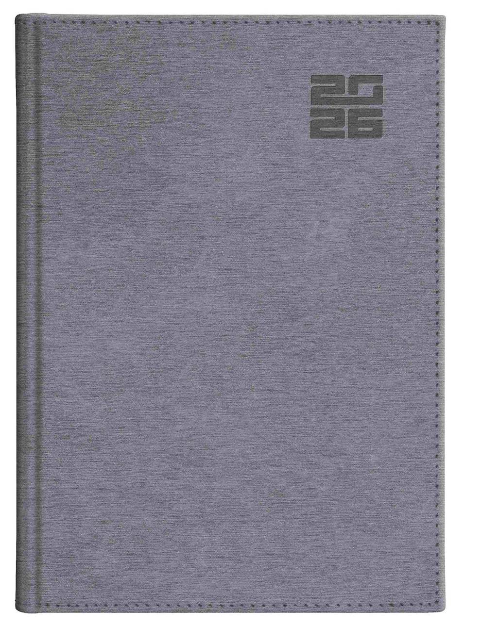 Kalendarz 2026 Aluminium Standard  srebrny papier biały A4 u/dz