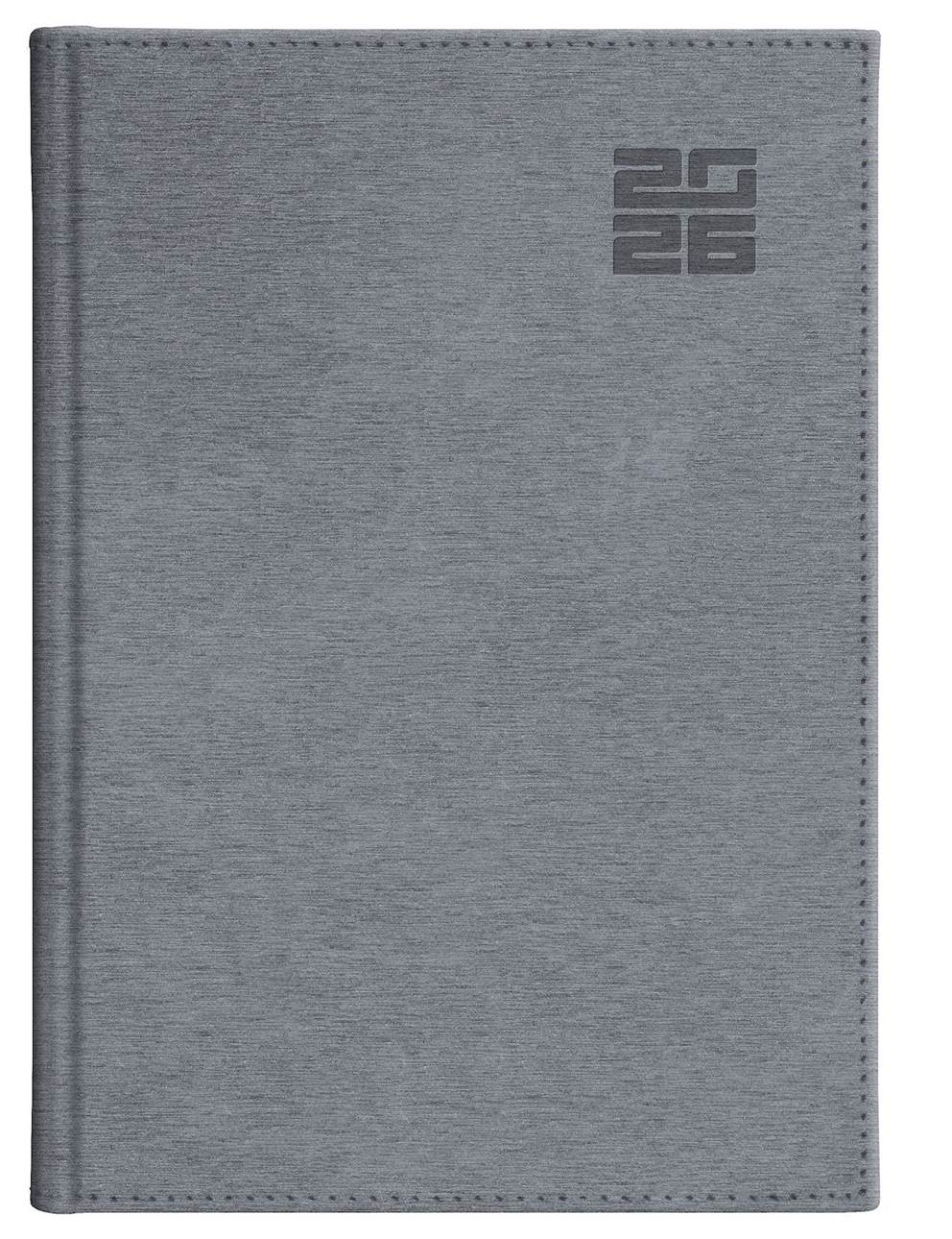 Kalendarz 2026 Aluminium Standard  srebrny B5 papier biały  u/tygodniowy