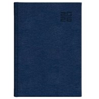 Kalendarz 2026 Aluminium Standard z notesem  granatowy B5 u/tyg
