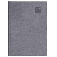 Kalendarz 2026 Aluminium Standard z notesem  srebrny B5 u/Tygodniowe