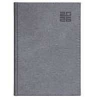 Kalendarz 2026 Aluminium Standard  srebrny A5 u/dzienny