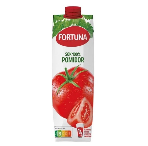 FORTUNA Sok 100% pomidor 1 L