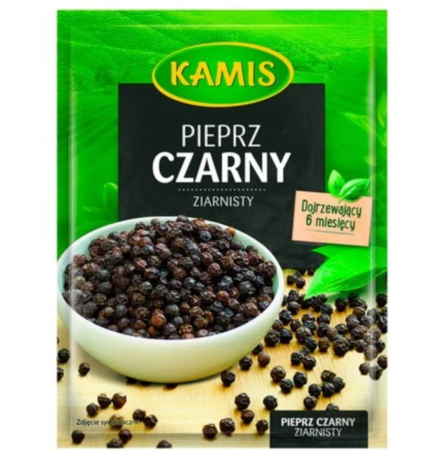 PIEPRZ KAMIS CZARNY ZIARNISTY 20G MCCORMICK