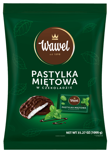 CUKIERKI PASTYLKI MIETOWE 1KG WAWEL LUZ