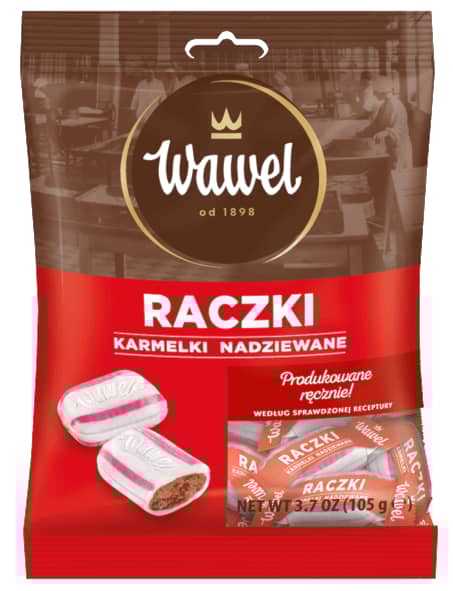 CUKIERKI RACZKI 105G WAWEL