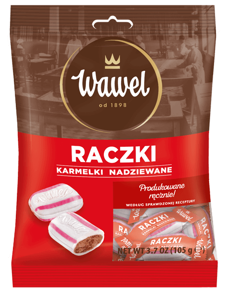 CUKIERKI RACZKI 105G WAWEL