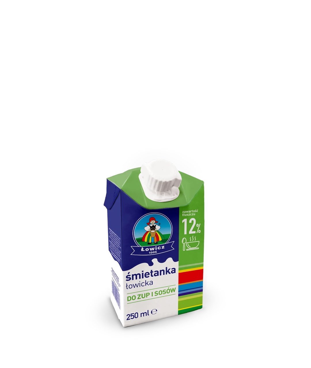 SMIETANKA LOWICKA 12% 250ML OSM LOWICZ KRT