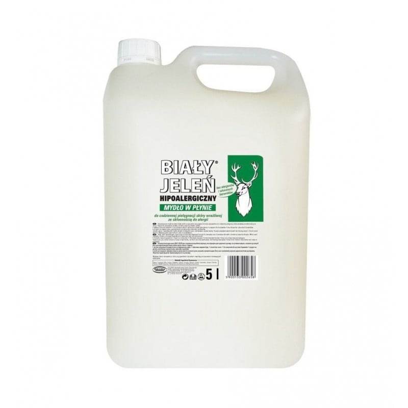 Mydło  w płynie Biały Jeleń Kozie Mleko 5l