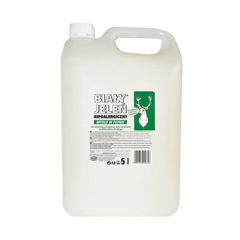 Mydło  w płynie Biały Jeleń Kozie Mleko 5l