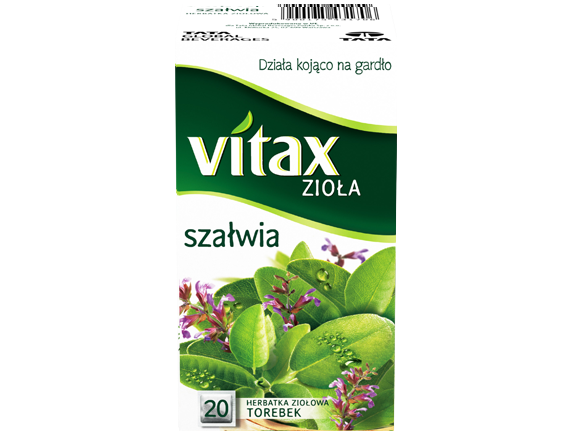 Herbata ziołowa Vitax szałwia 20 torebek x 1,2 g